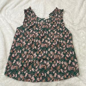 Hailey & Co Green Floral Tank Top